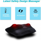 Shiatsu Neck and Back Massager with Heat - Massager Pillow -Deep Tissue Kneading Massage for Back, Neck, Shoulder - Stress Relax at Home Office and Car - Gifts for Women/Men/Dad/Mom 